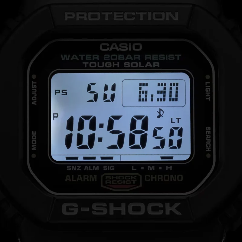 [Casio] Montre homme G-SHOCK Origin série 5600, heure mondiale, solaire, G-5600UE-1DR [Importation parallèle]