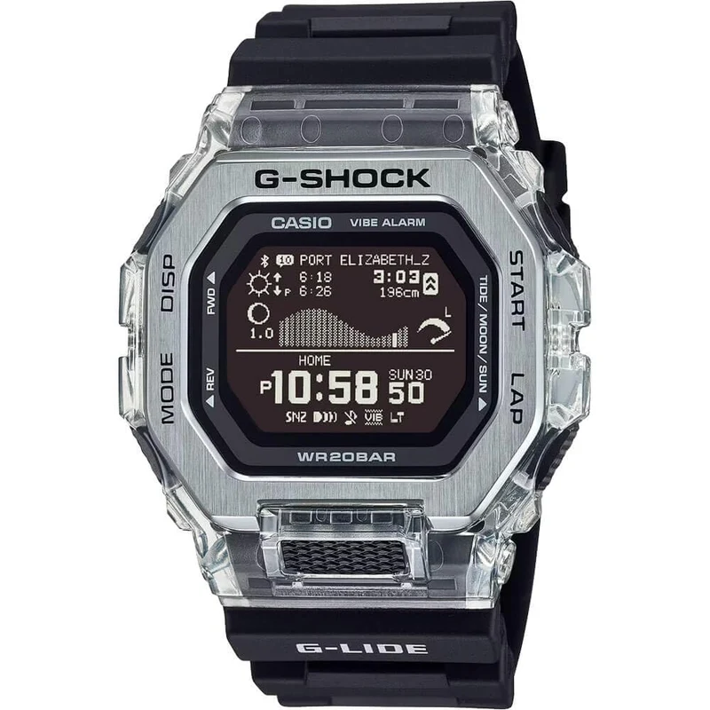 Casio G-Shock GBX100S-1 G-Lide Gleaming Wave Series Watch - Black