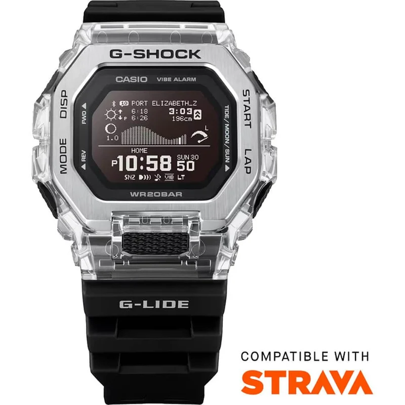 Casio G-Shock GBX100S-1 G-Lide Gleaming Wave Series Watch - Black