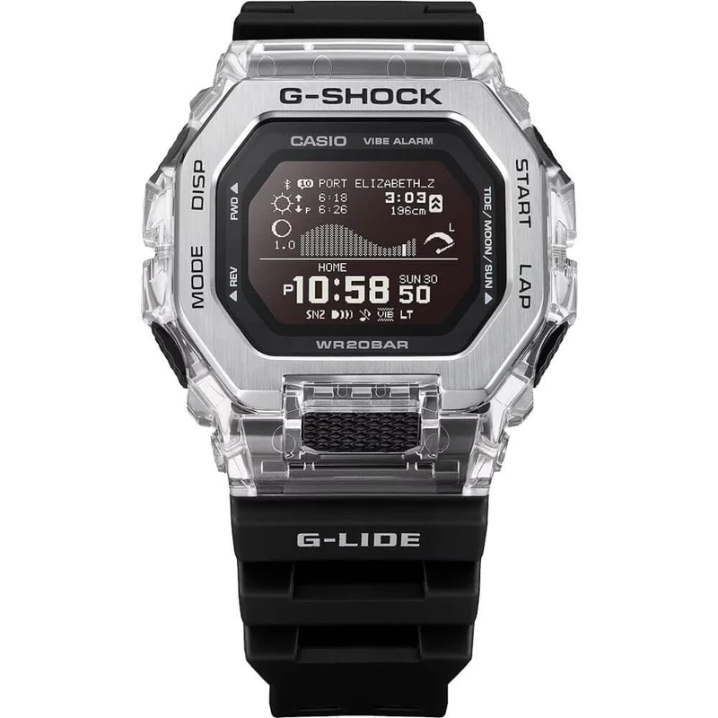 Casio G-Shock GBX100S-1 G-Lide Gleaming Wave Series Watch - Black