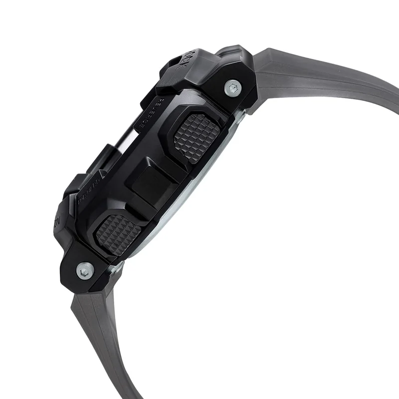 Casio G-Shock Analog Digital World Time Watch, Black/Gray, Strap