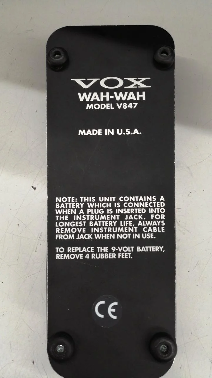 VOX Wah Pedal V847