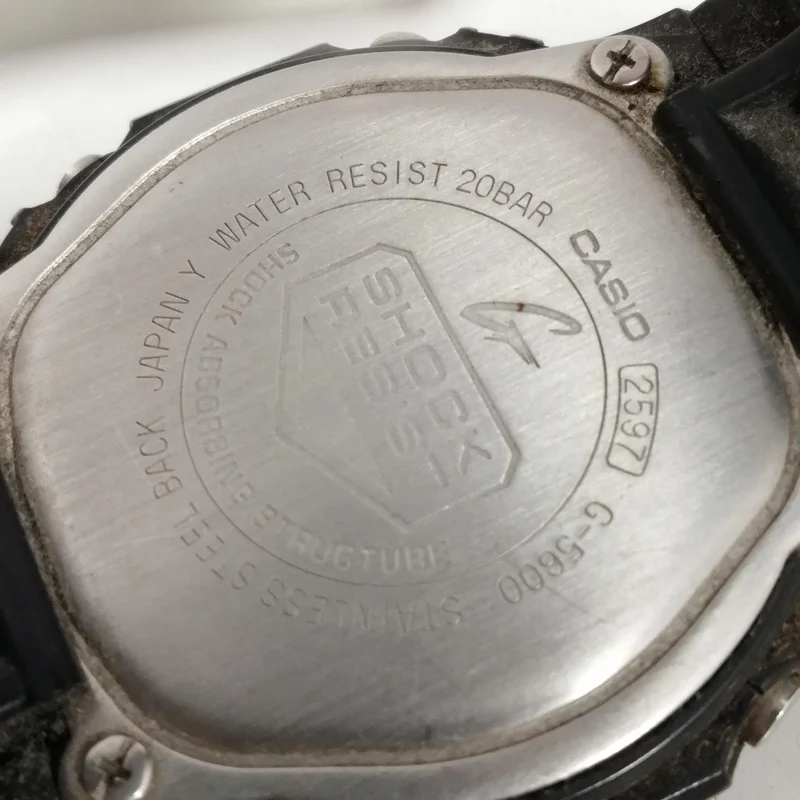 [À DÉCHETER] CASIO G-SHOCK NOIR/G-5600