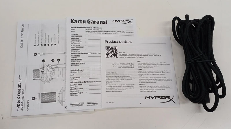 Microphone USB HYPERX QUADCAST (4P5P6AA)