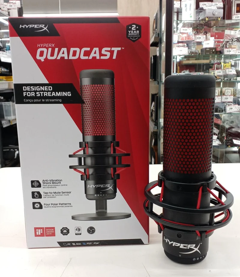 Microphone USB HYPERX QUADCAST (4P5P6AA)