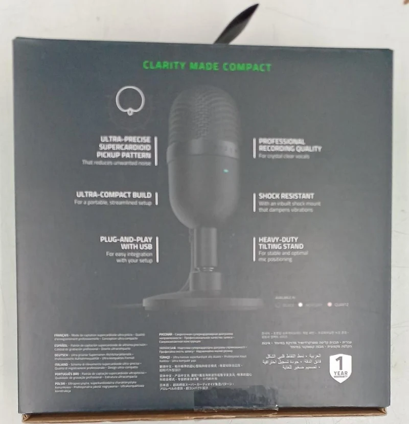 Microphone à condensateur USB RAZER RZ19-0345