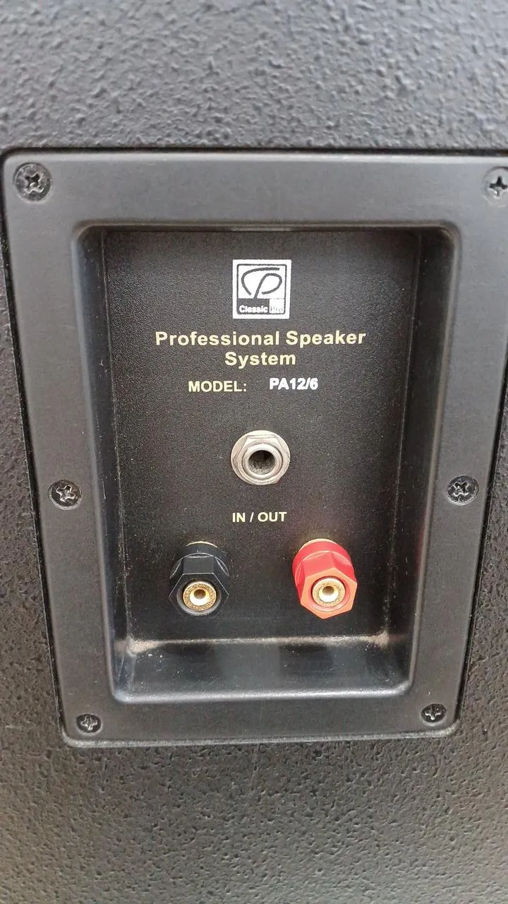 [À DÉCHETER] Système de sonorisation Classic Pro Simple PA12/6