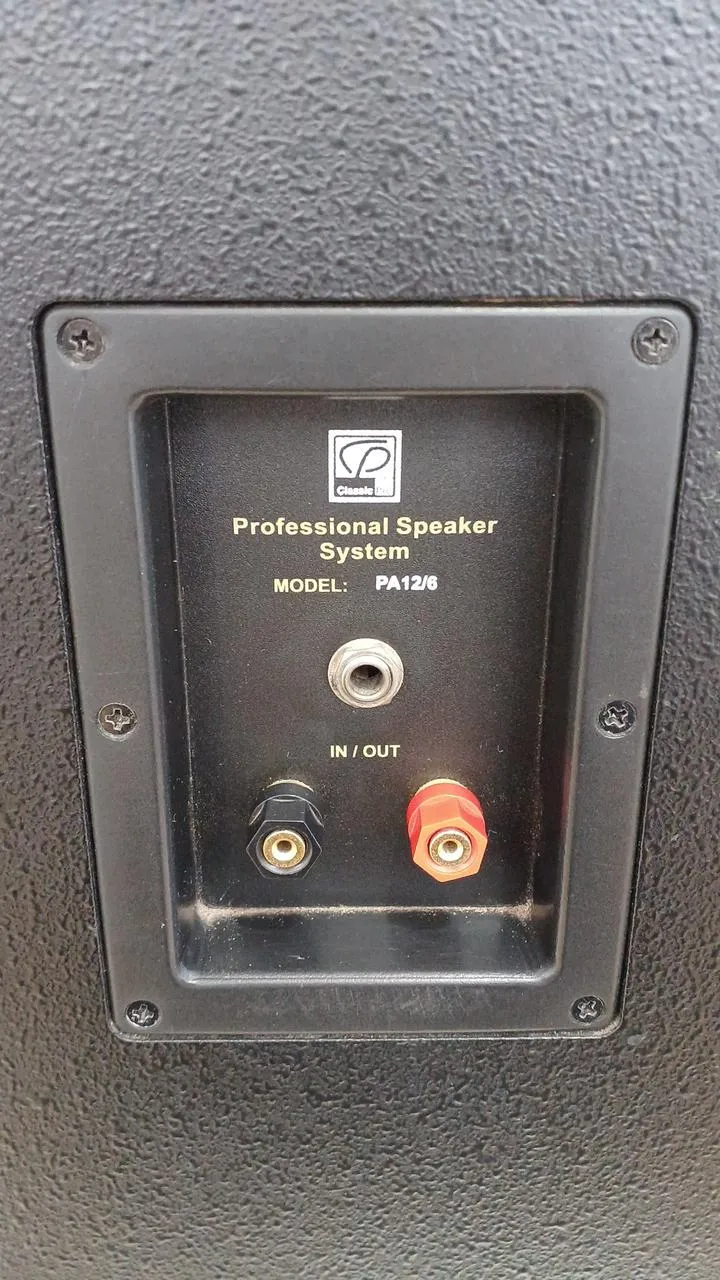 [À DÉCHETER] Système de sonorisation Classic Pro Simple PA12/6